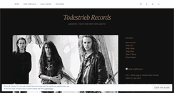 Desktop Screenshot of label.todestrieb.co.uk